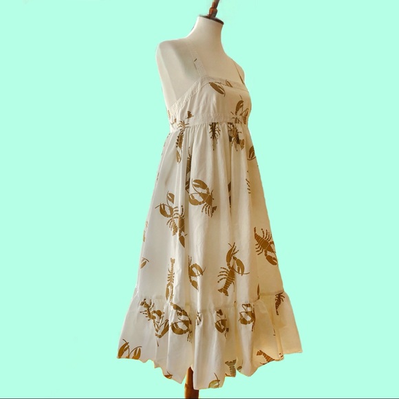 Iconic Jcrew Talitha Maxi Lobster Print 